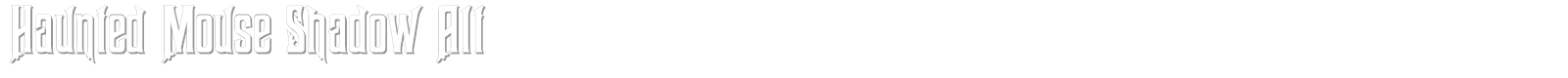 Haunted Mouse font preview